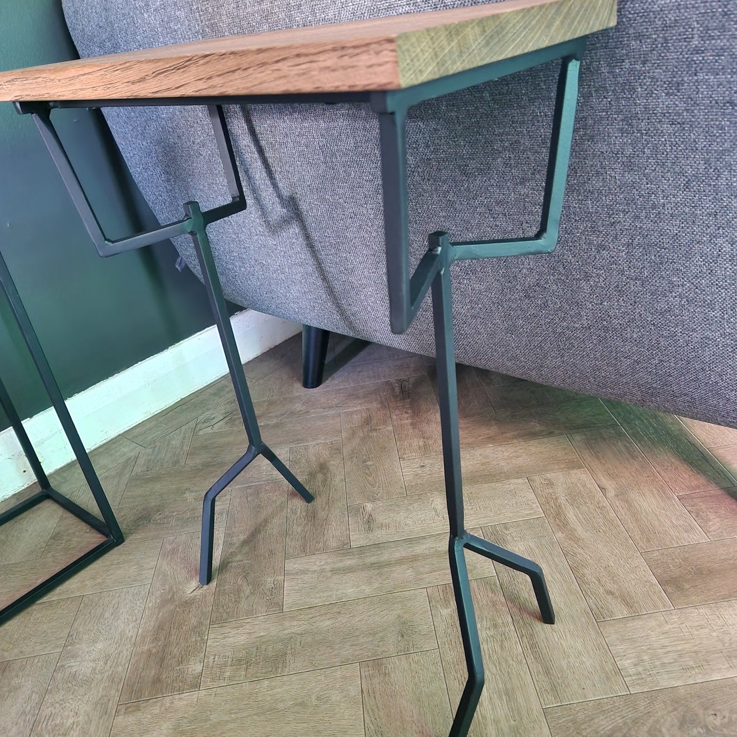 Stick Man Side Table β Handmade Industrial Statement Table