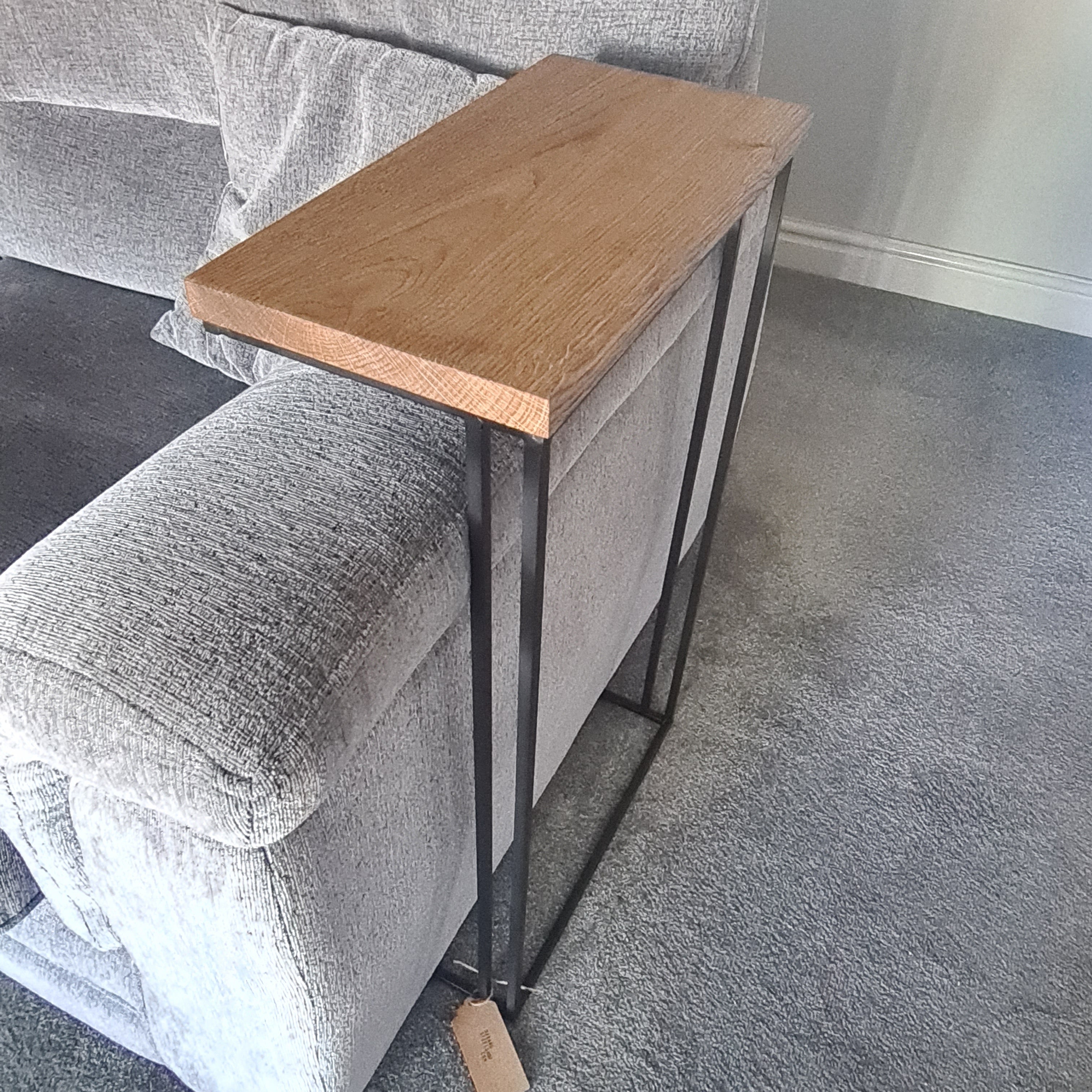 Over Arm Sofa Side Table | Modern Living Room Settee Furniture