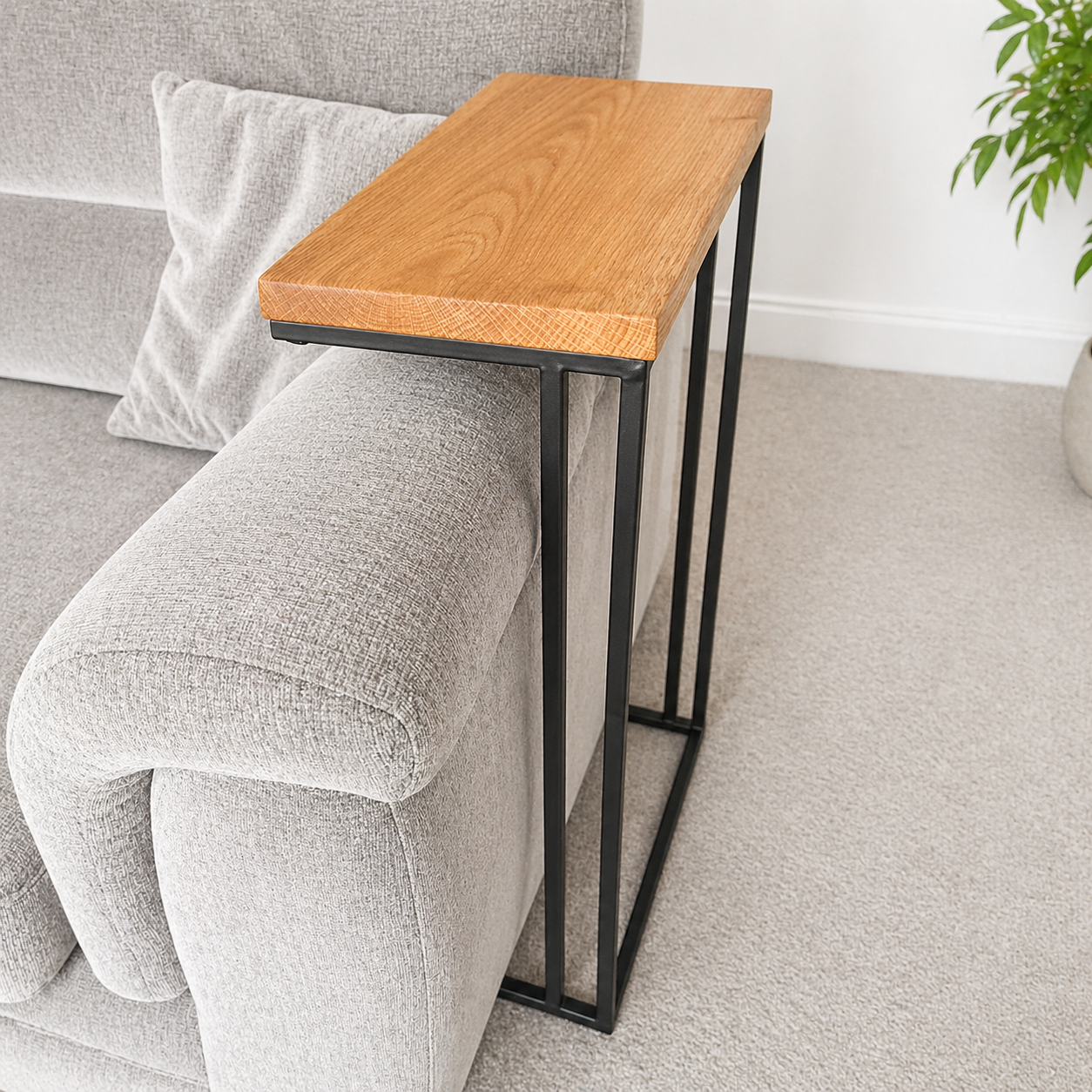 Handmade Over Arm Sofa Table