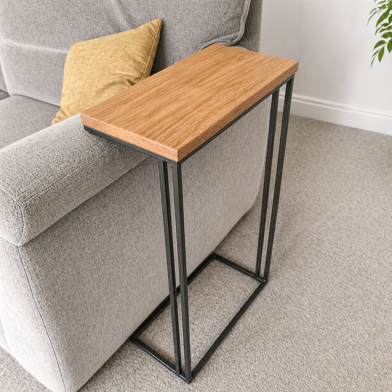 Handmade Over Arm Sofa Table