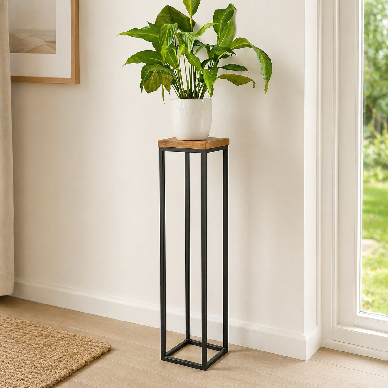 Heavy Duty Plant Stand – Handmade Industrial Display Stand