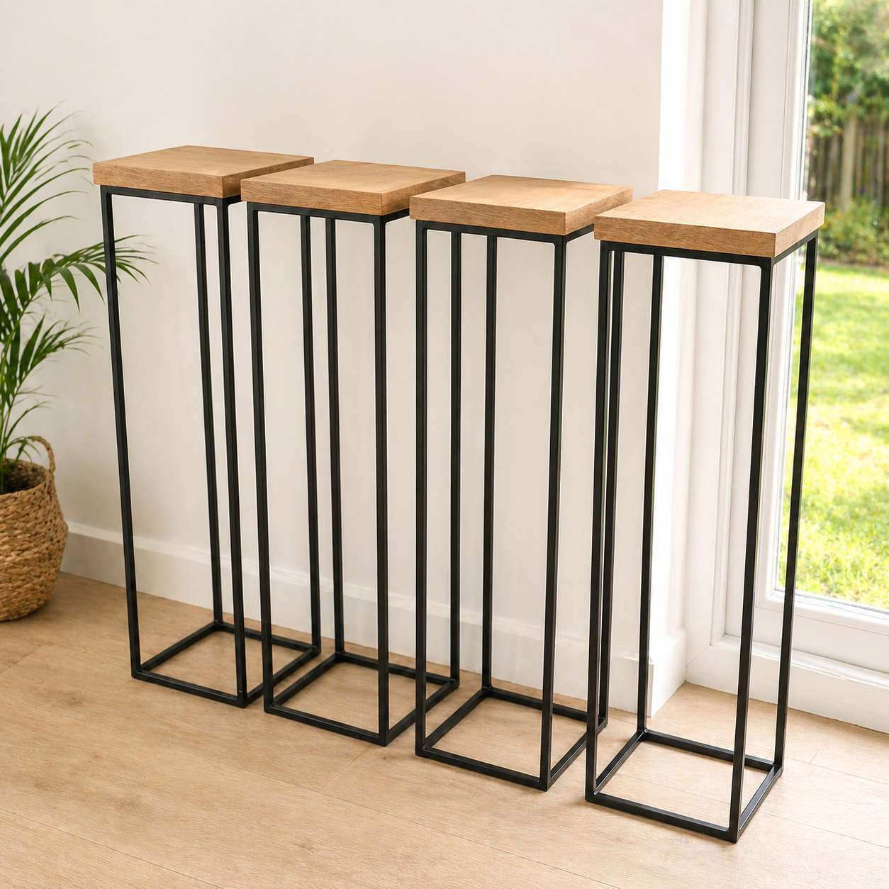Heavy Duty Plant Stand – Handmade Industrial Display Stand