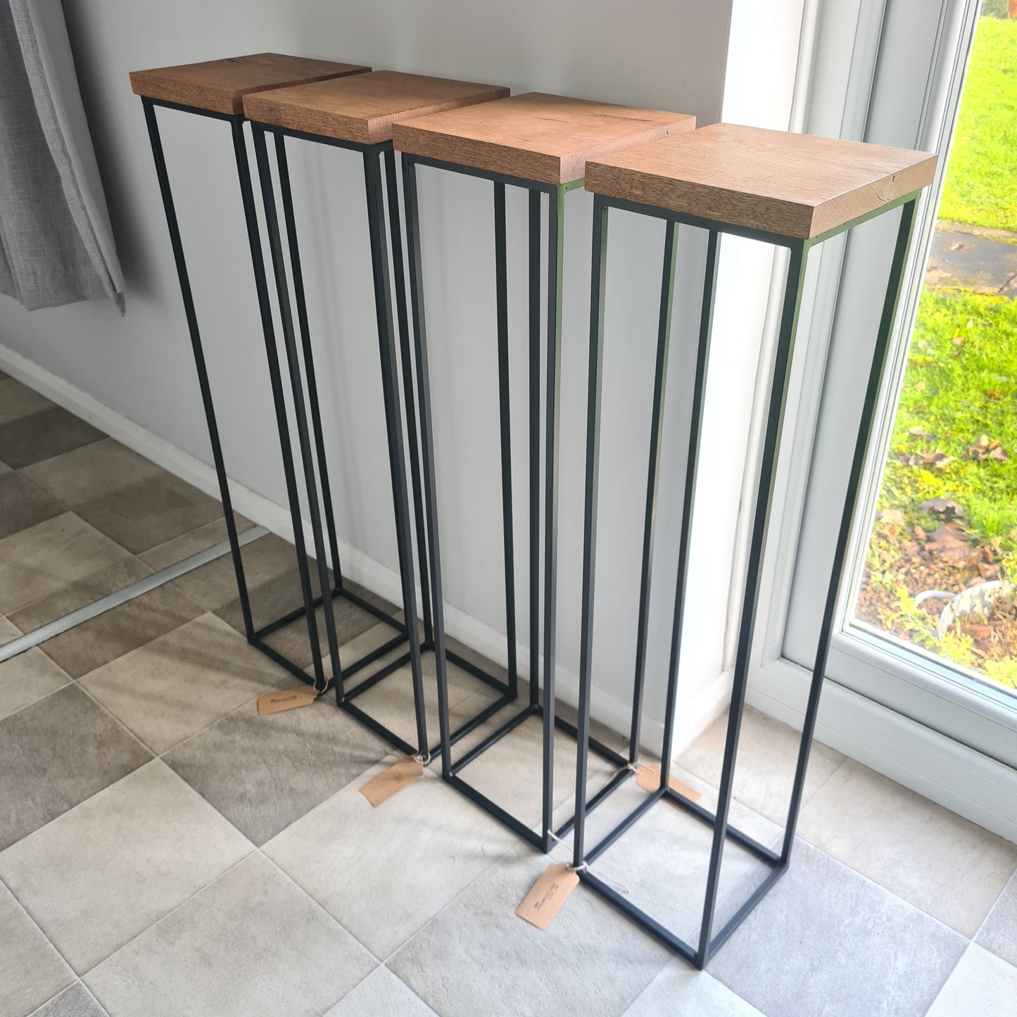 Heavy Duty Plant Stand | Industrial style furniture To Showcase House Plants | Bespoke Vase holder | For Home Decor Interior Design